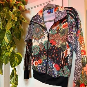 Adidas Women's Multicolor Floral Bomber Jacket